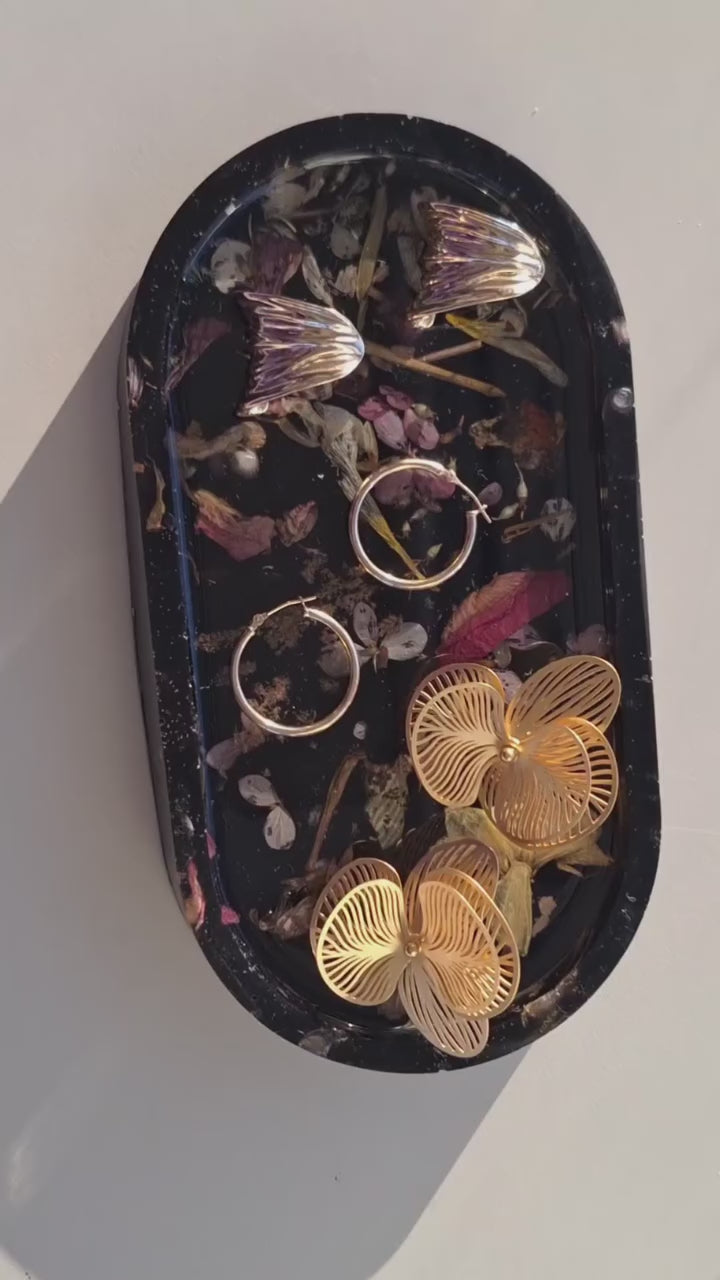 Botanical Resin Trinket Tray
